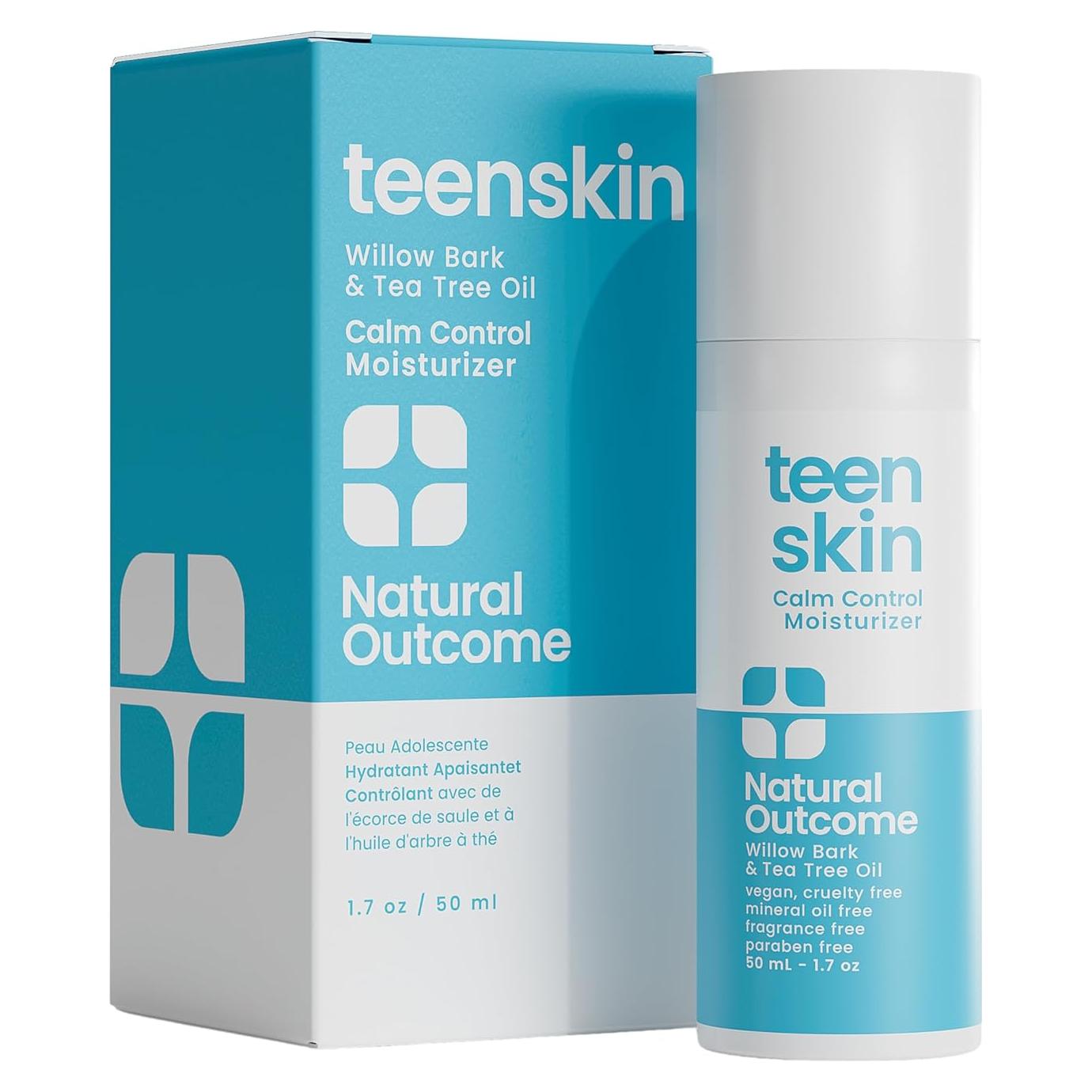 Hidratante Facial Natural Outcome 50 ML para Piel Adolescente