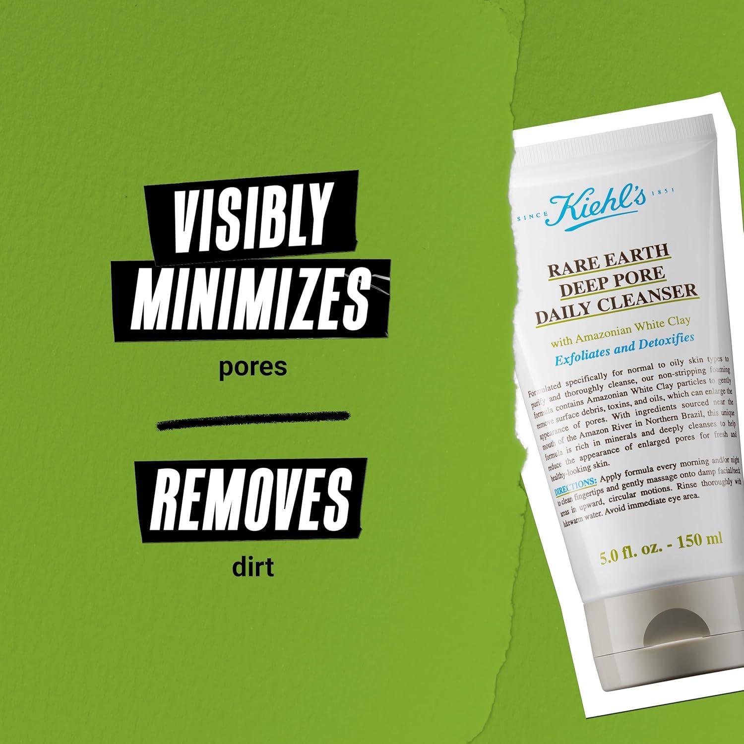 Limpiador Facial Kiehl's Rare Earth 148 ml - Exfoliante Suave