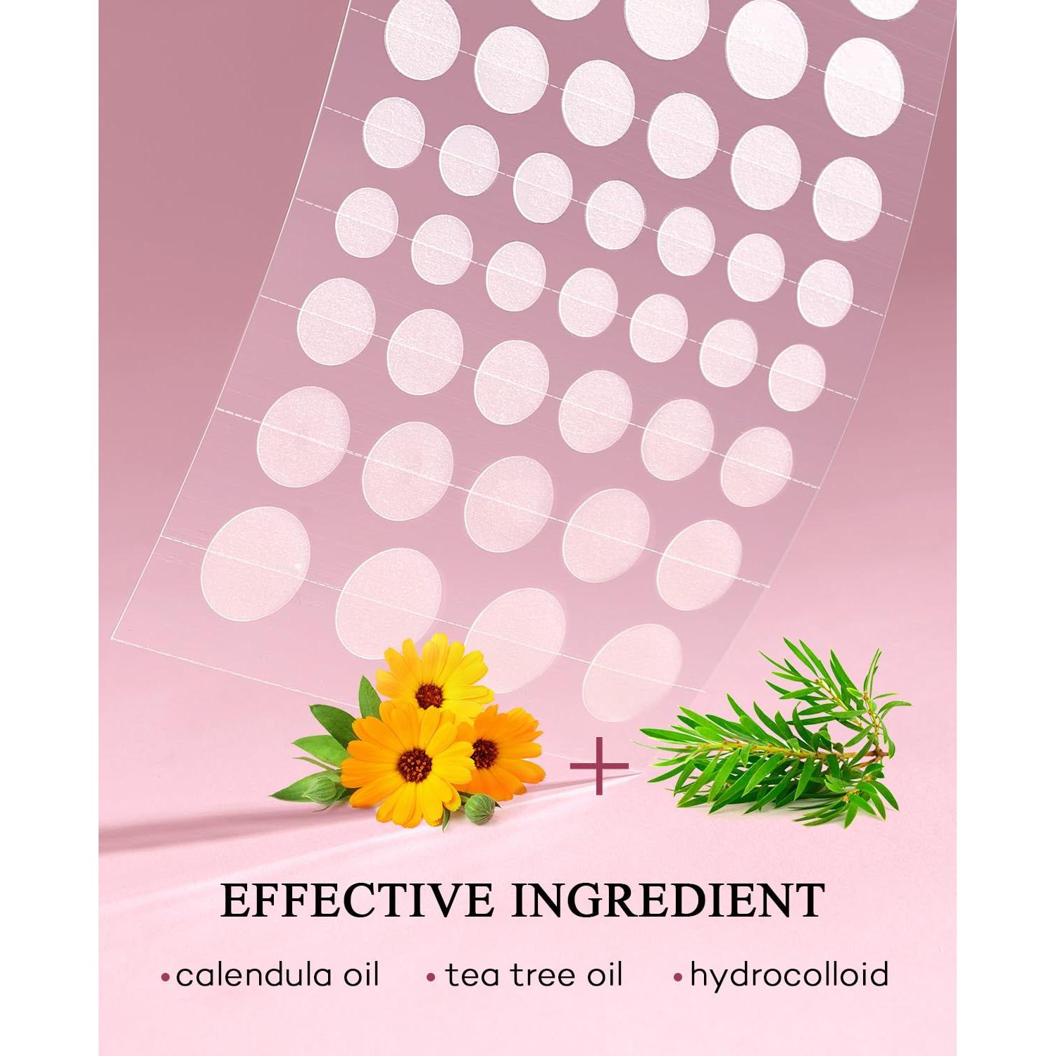 Parche Hidrocoloide para Acné TKTK - 180 Unidades, 4 Tamaños