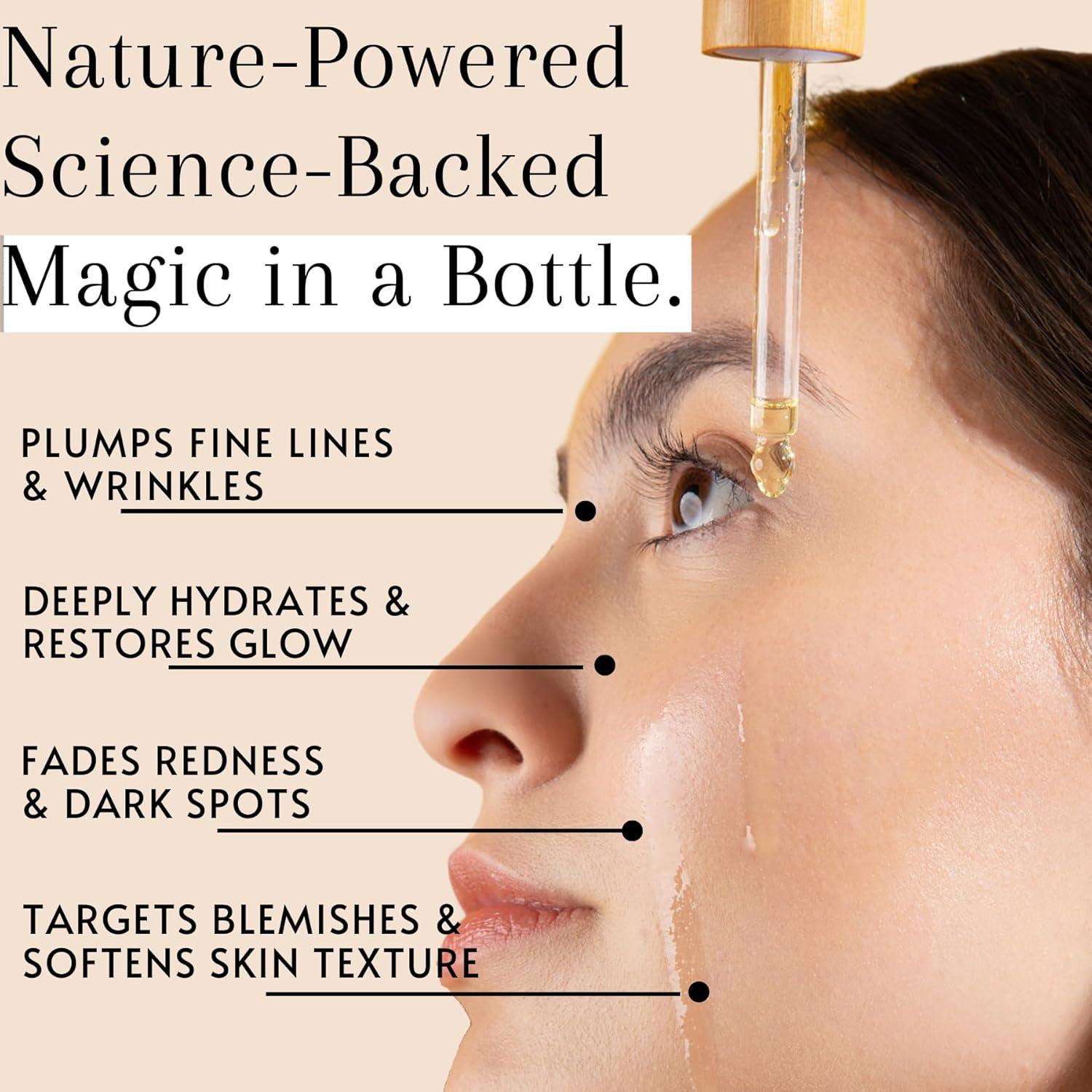 Aceite Facial Orgánico Tsubaki 30g - Suero Hidratante Anti-Envejecimiento