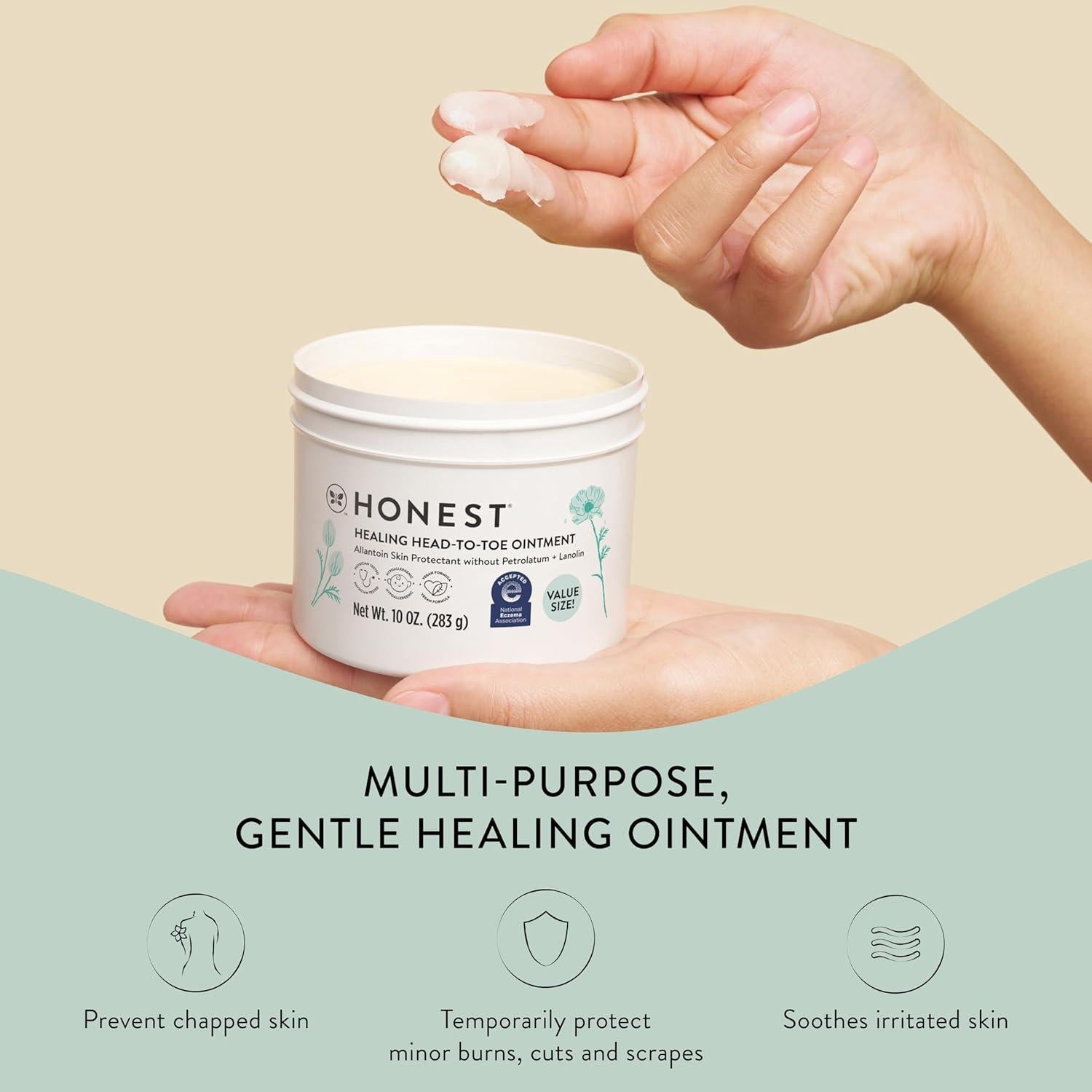 Ungüento Sanador Multiusos The Honest Company 284 g Hipoalergénico