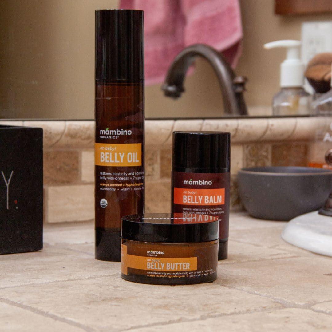 Mambino Organics Aceite para Barriga 59.15 ml - Suero Orgánico