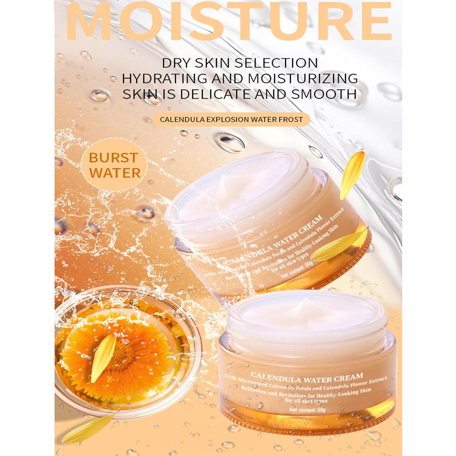 Crema Facial Hidratante Getzan 50g con Caléndula para Piel Seca