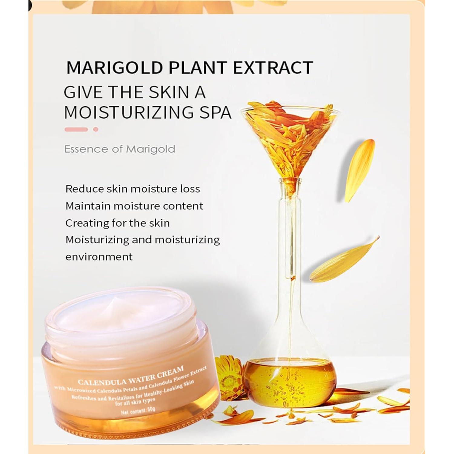 Crema Facial Hidratante Getzan 50g con Caléndula para Piel Seca