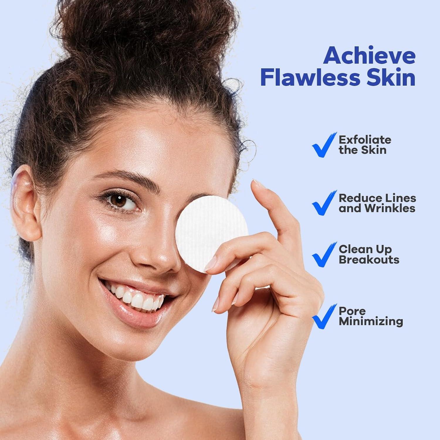 Discos Exfoliantes SilkyShark 60 Unidades 10% Ácido Glicólico