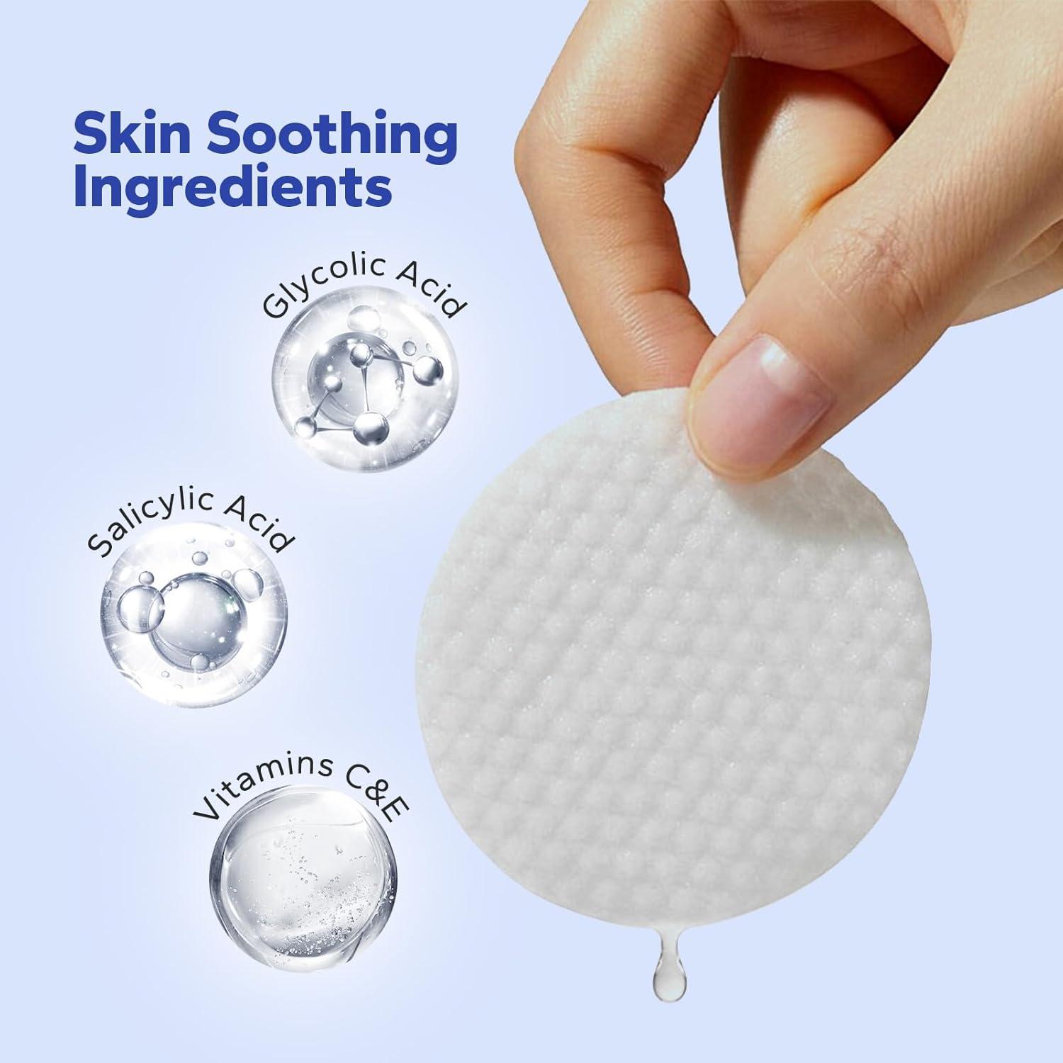 Discos Exfoliantes SilkyShark 60 Unidades 10% Ácido Glicólico