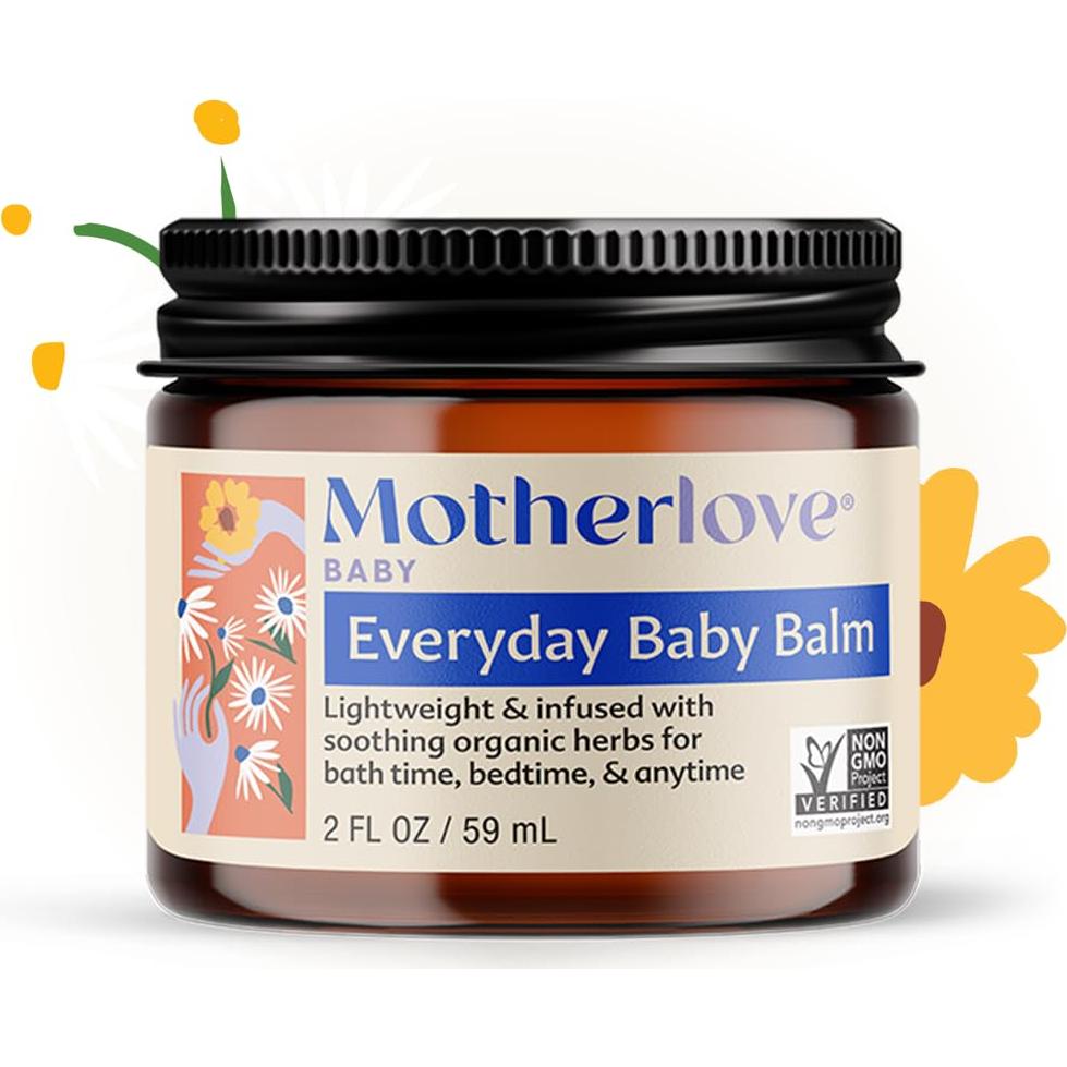 Bálsamo Diario para Bebés Motherlove 56.7g Natural Hidratante