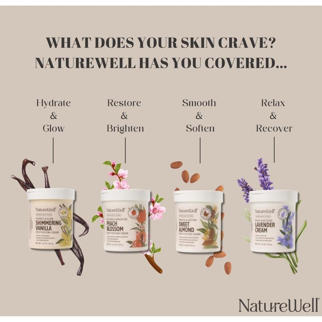 Crema Hidratante Suave Nature Well Lavanda 473ml Piel Seca