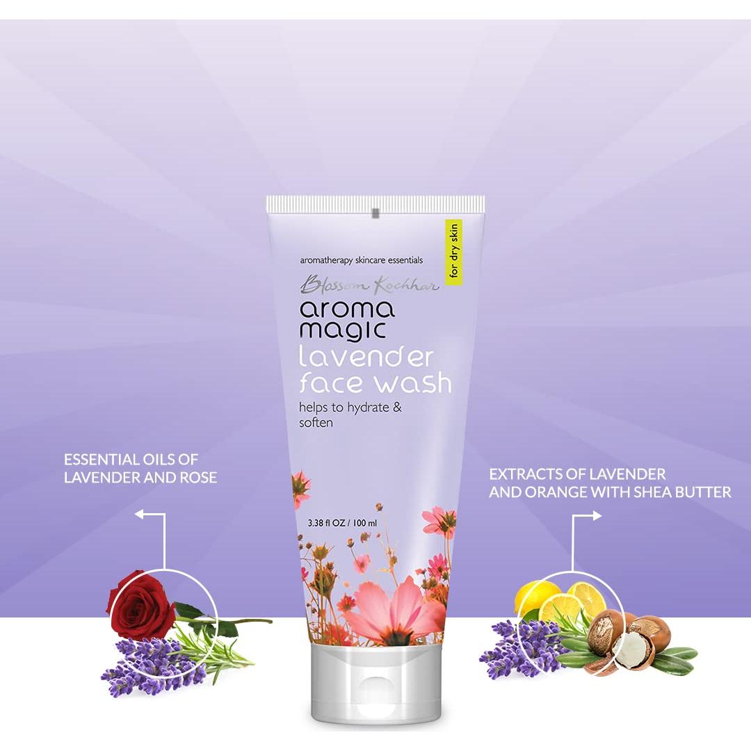 Limpiador Facial de Lavanda Aroma Magic 100ml - Hidratante Piel Seca