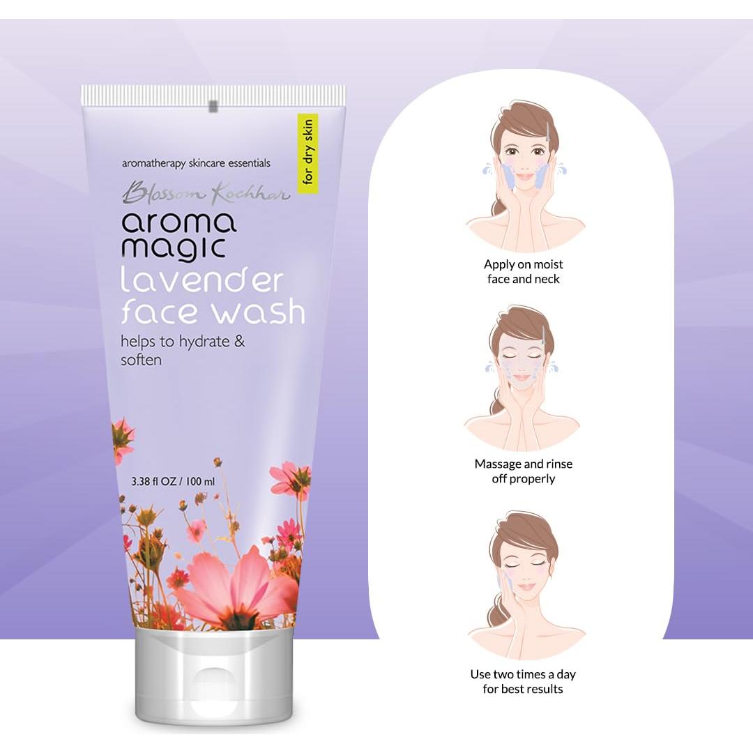 Limpiador Facial de Lavanda Aroma Magic 100ml - Hidratante Piel Seca