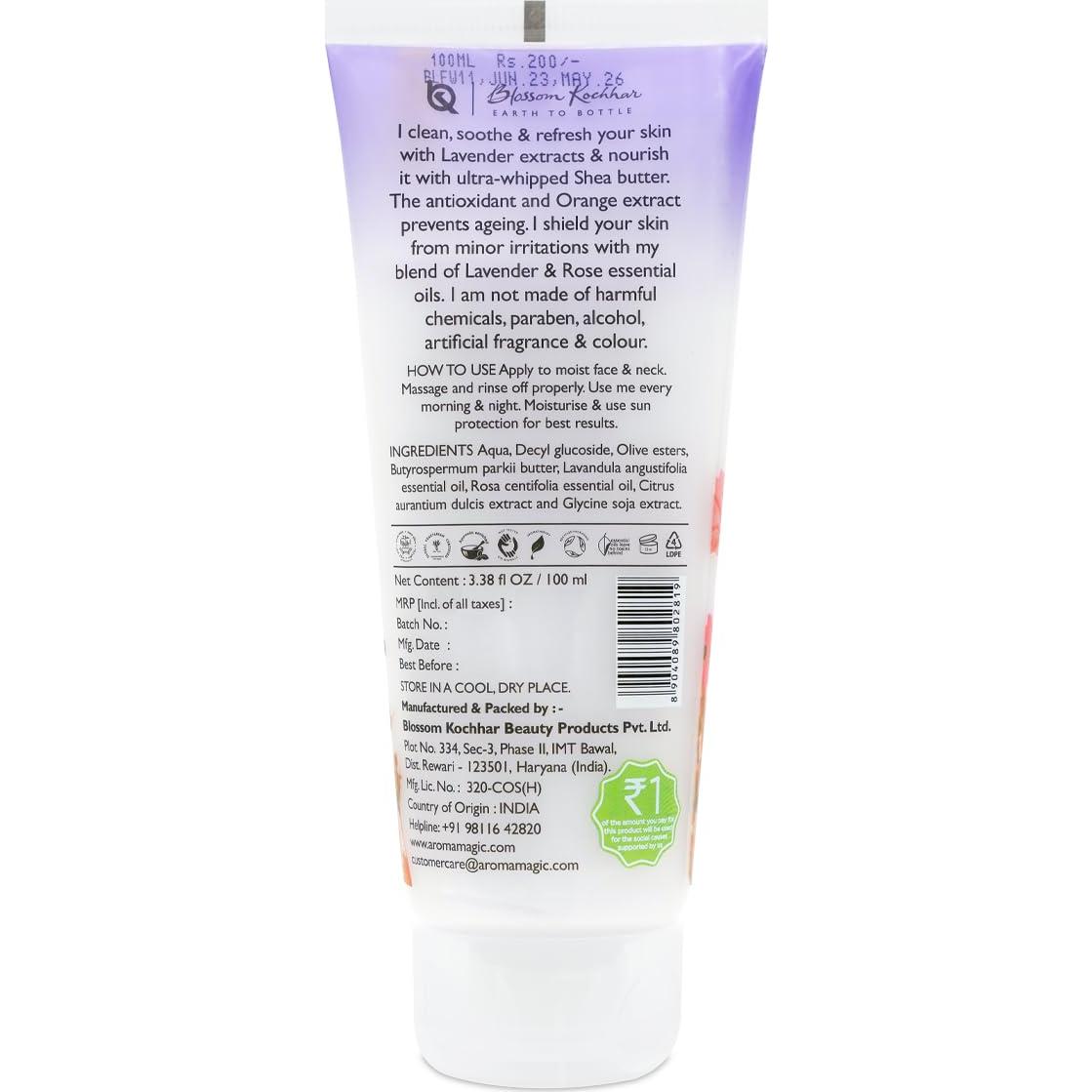 Limpiador Facial de Lavanda Aroma Magic 100ml - Hidratante Piel Seca