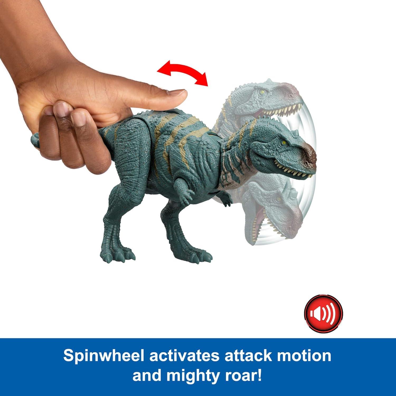 Figura de Dinosaurio Mattel Majungasaurus con Ataque y Sonido