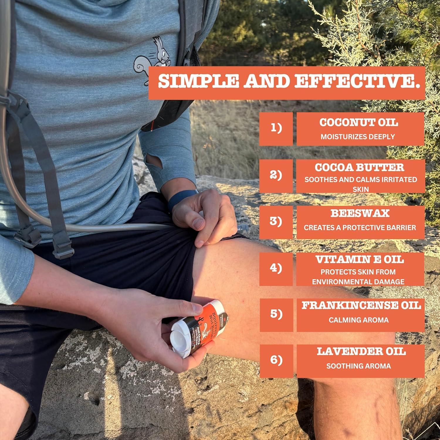 Stick Antichafing Mantequilla de Nuez de Ardilla 48 g - Natural