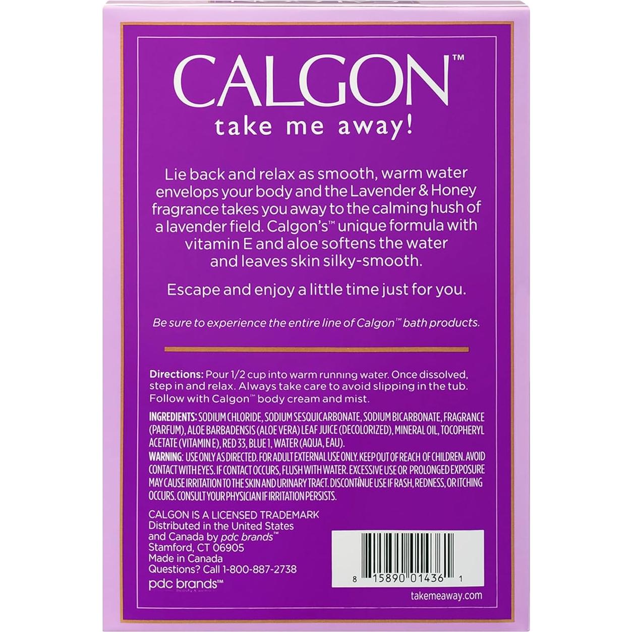 Calgon Ultra-Moisturizing Bath Beads, Lavender & Honey, 30 oz