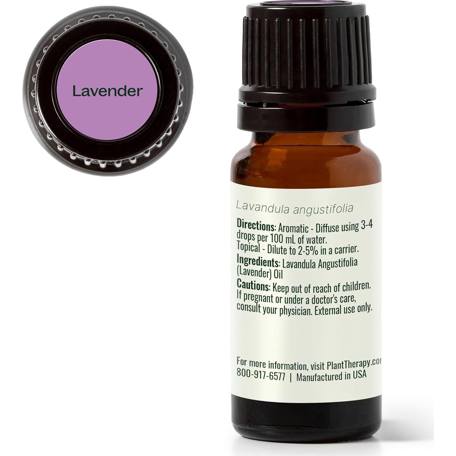 Aceite Esencial de Lavanda Plant Therapy 100% Puro 10 mL