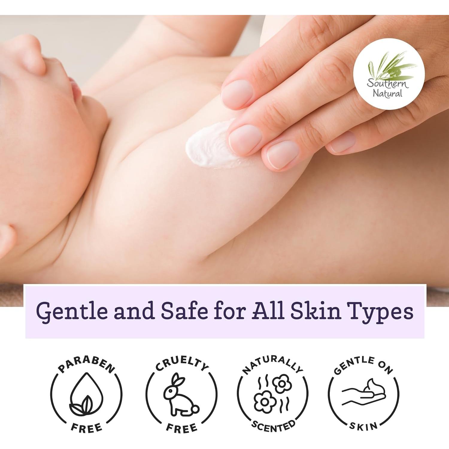 Loción Hidratante de Leche de Cabra Southern Natural 340g - Lavanda y Vainilla