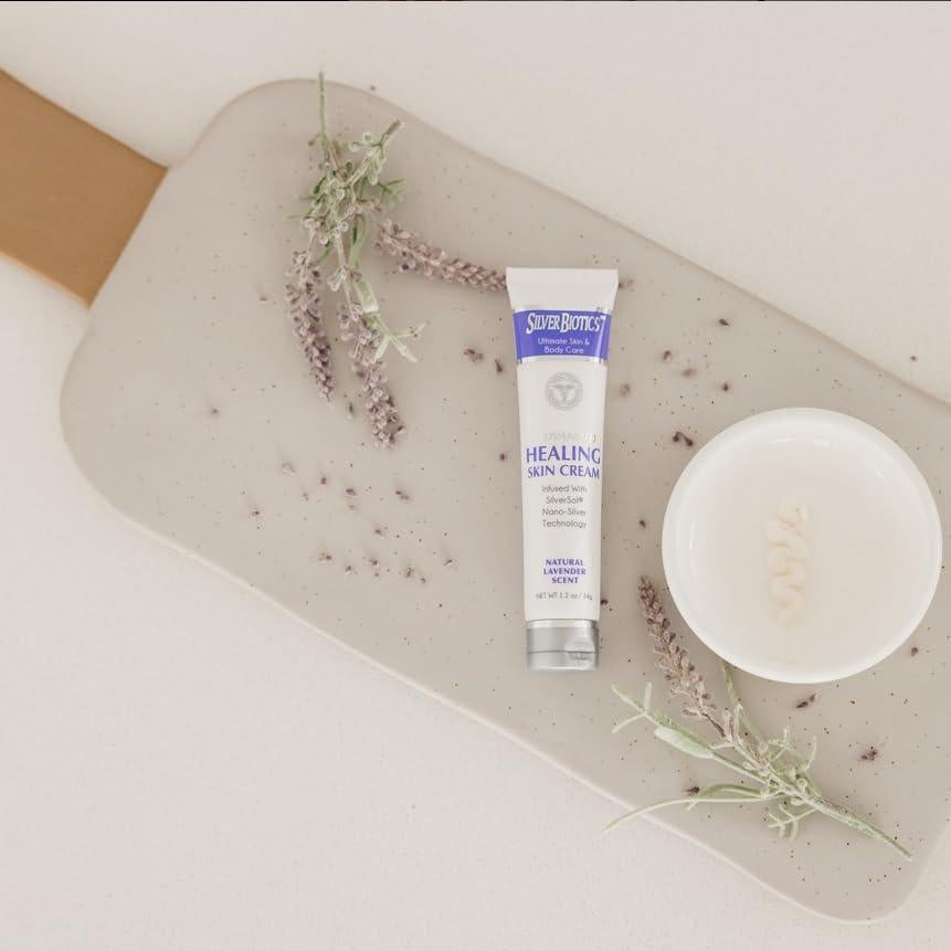 Crema de Loción Curativa Silver Biotics 96.39g con Lavanda