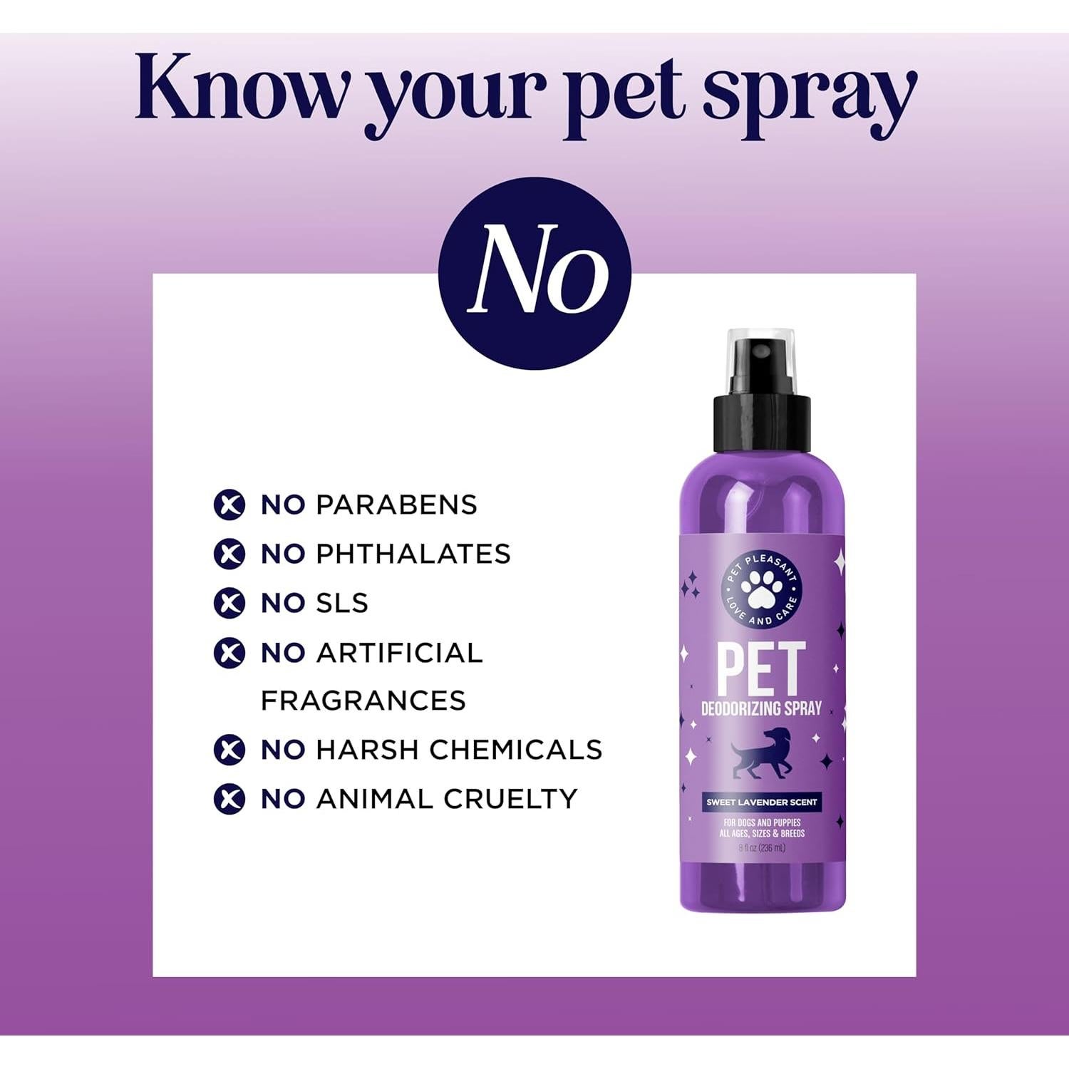 Spray Desodorante para Perros Honeydew 258g - Aceite de Lavanda