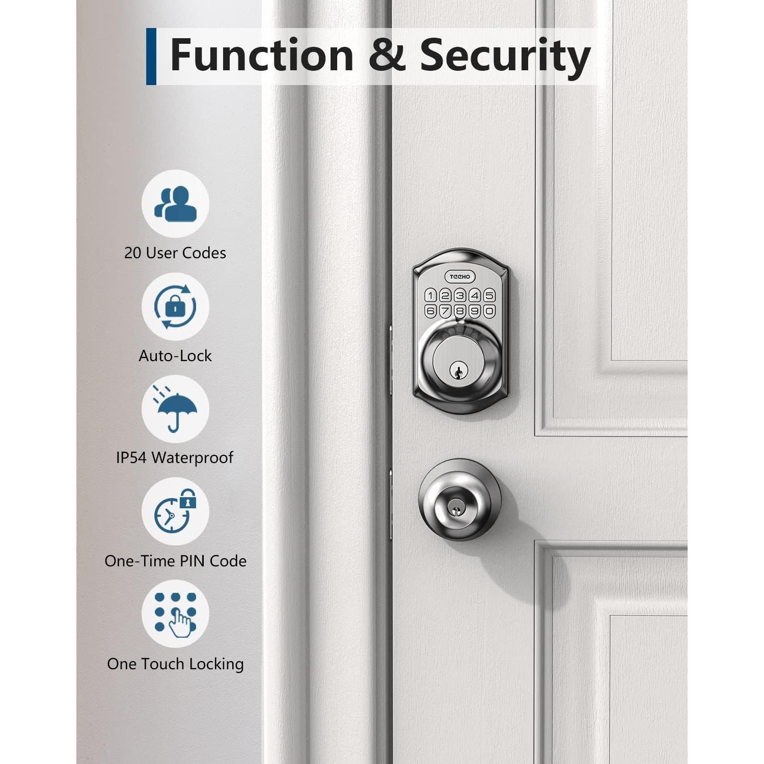 Cerradura Inteligente TEEHO TE001 con Teclado y 20 Códigos