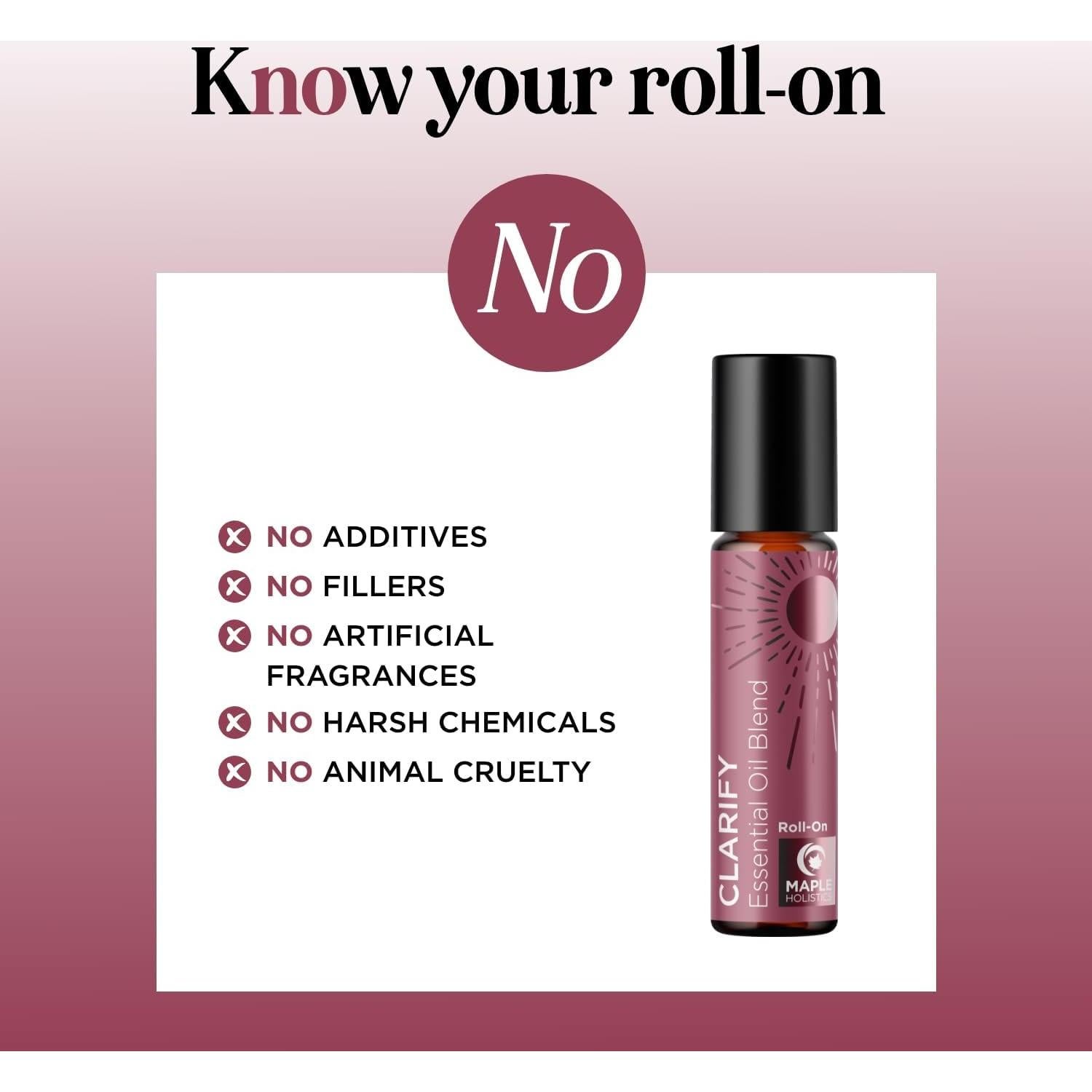 Set de Aceites Esenciales Roll-On Maple Holistics 9.8 ml - 3 Pack