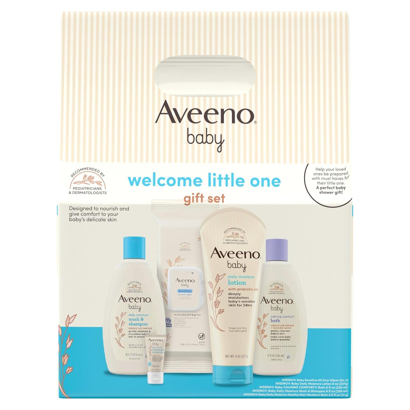 Set de Cuidado de Piel para Bebés Aveeno - 5 Productos Esenciales