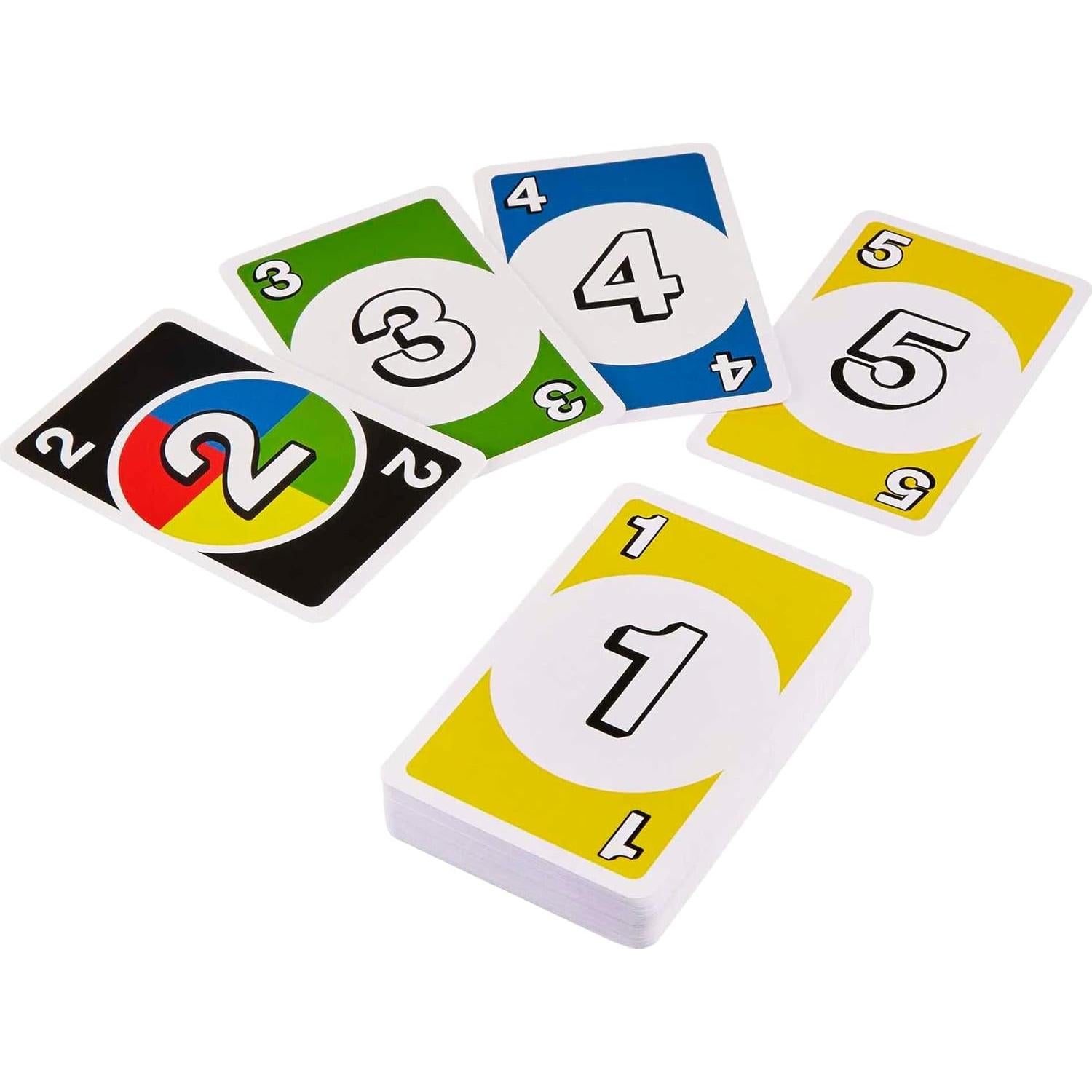 Juego de Cartas Mattel UNO, DOS y Skip-Bo en Estuche