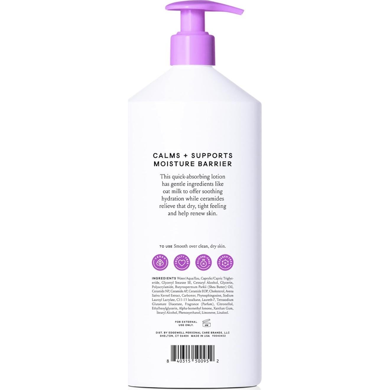 Loción Corporal Billie Soothe 532ml - Leche de Avena y Ceramidas