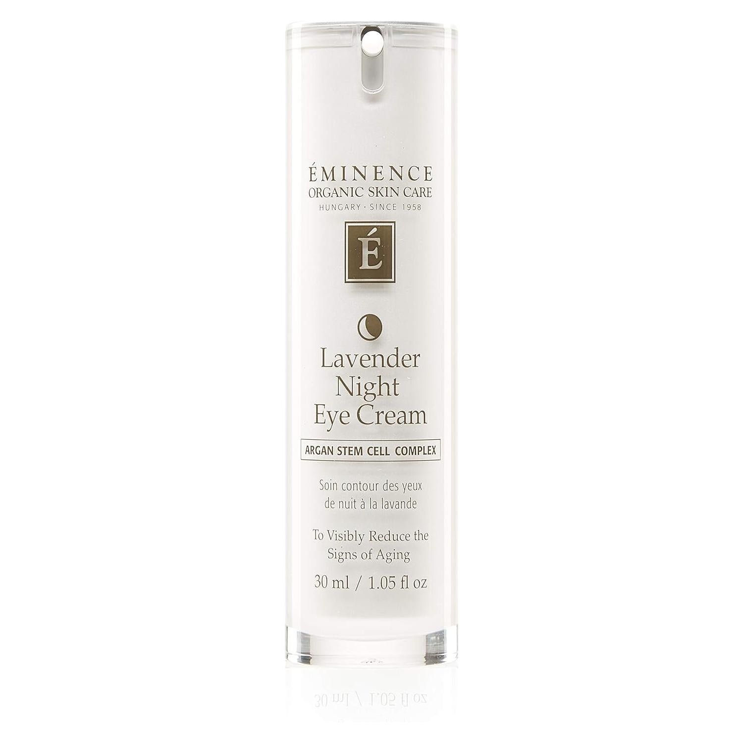 Crema de Ojos Nocturna Eminence Lavanda 30g Anti-Envejecimiento