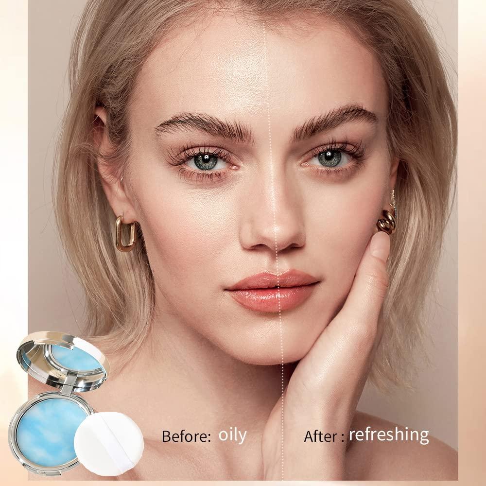 Polvo Compacto Control de Aceite SURORAIN 10cm 70g Acabado Mate