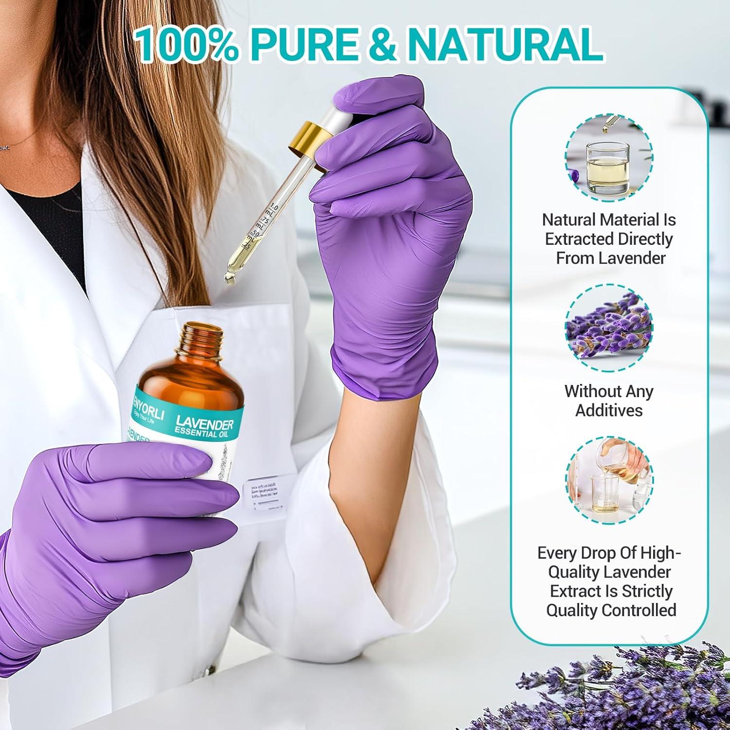 Aceite Esencial de Lavanda 100% Puro ENYORLI 100 ml