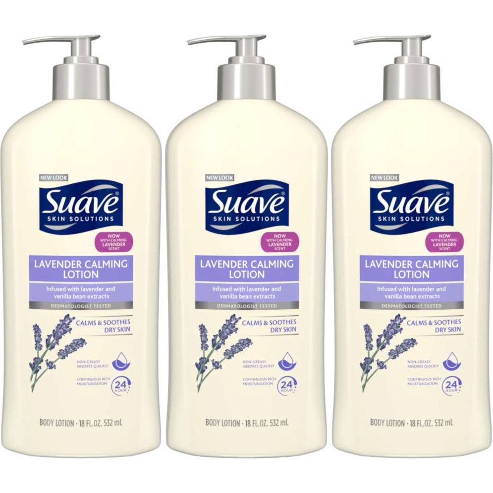 Loción Suave Naturals Lavanda Vainilla 532ml - 3 Piezas