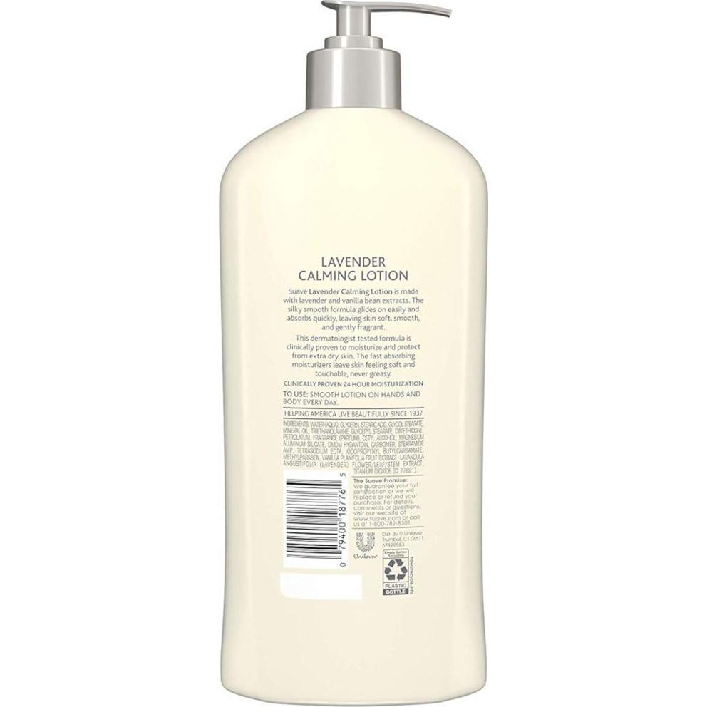 Loción Suave Naturals Lavanda Vainilla 532ml - 3 Piezas