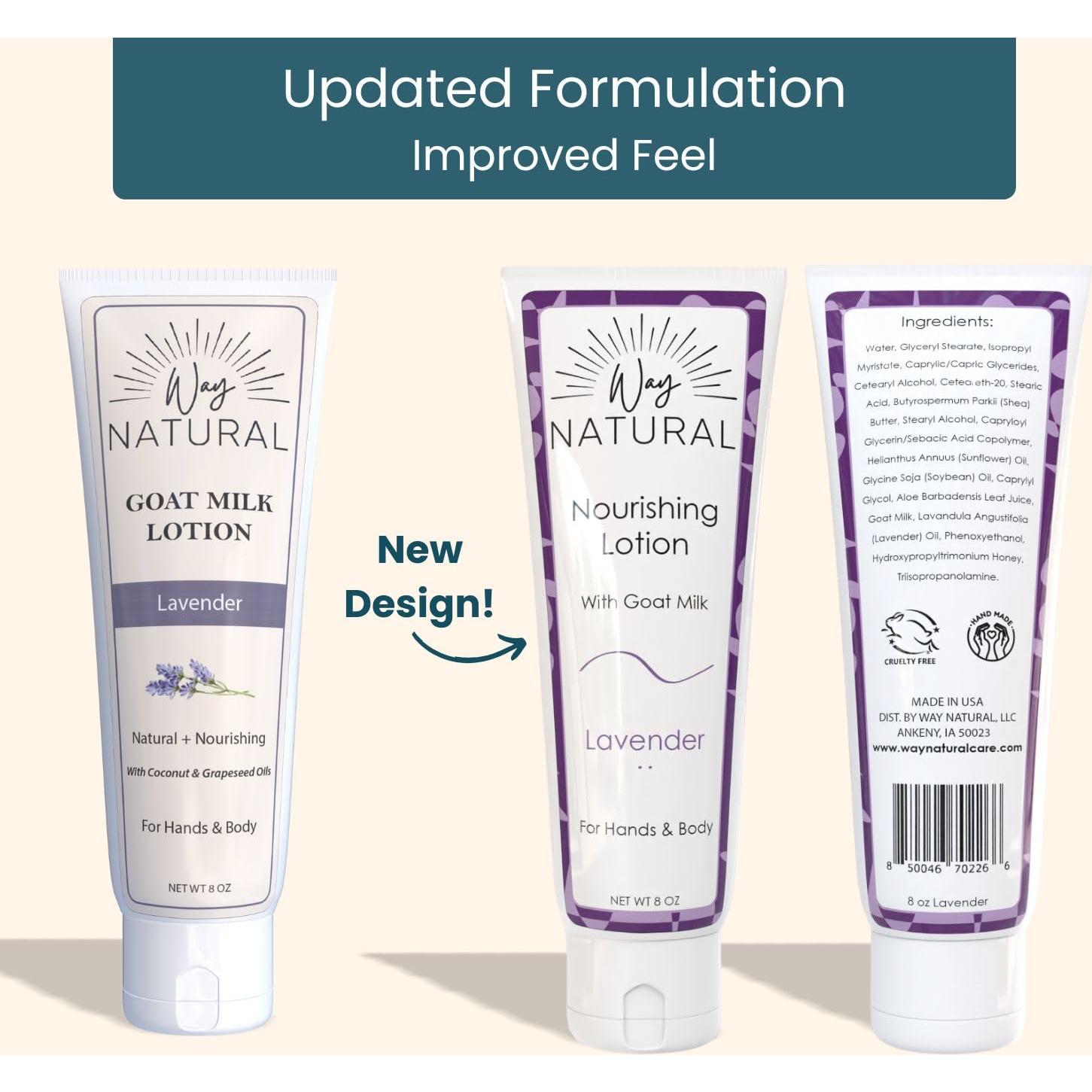 Loción Nutritiva de Leche de Cabra Way Natural 227g - Lavanda
