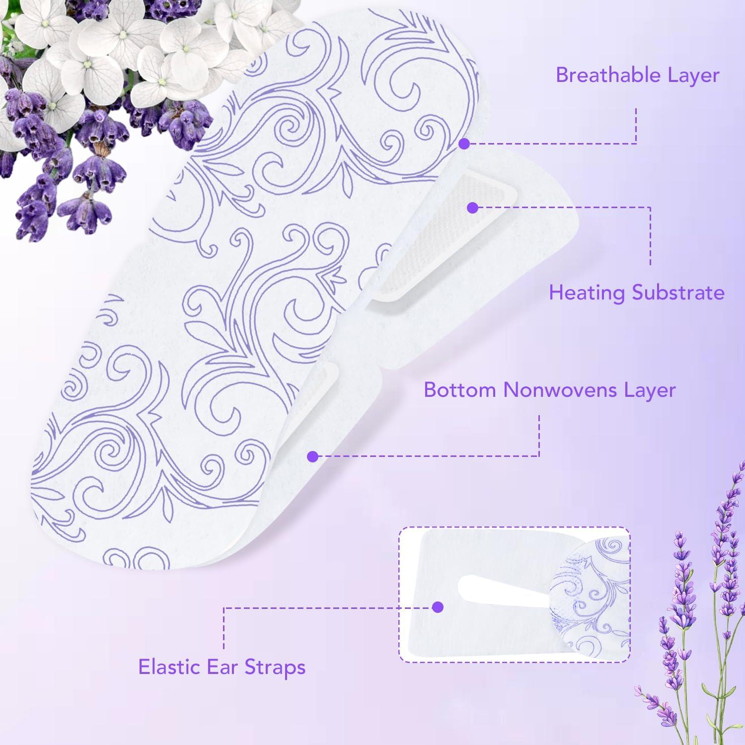 XPCARE 32 Máscaras de Ojos de Vapor Caliente para Alivio Ocular