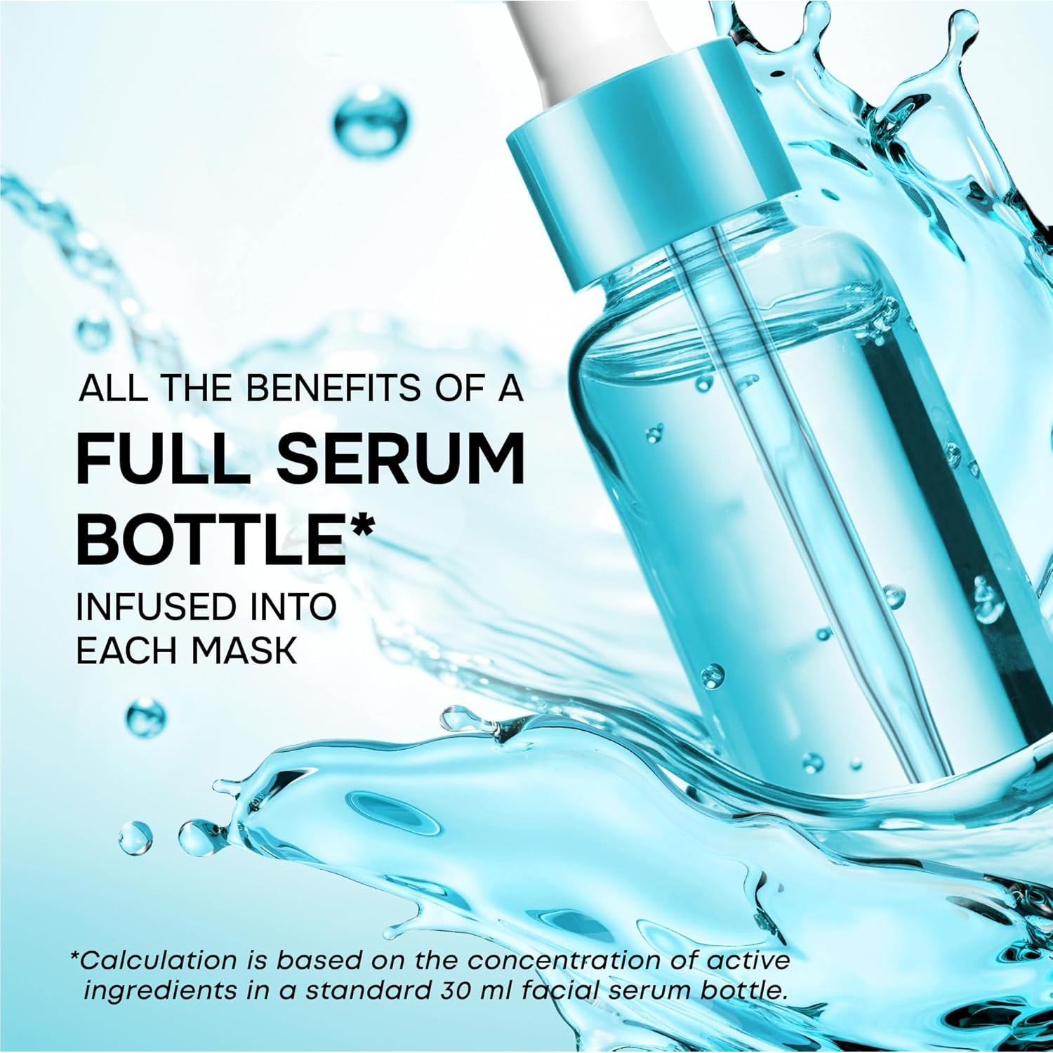 Mascarilla Facial de Colágeno SimplyVital con Retinol y Ácido Hialurónico - 7 Unidades