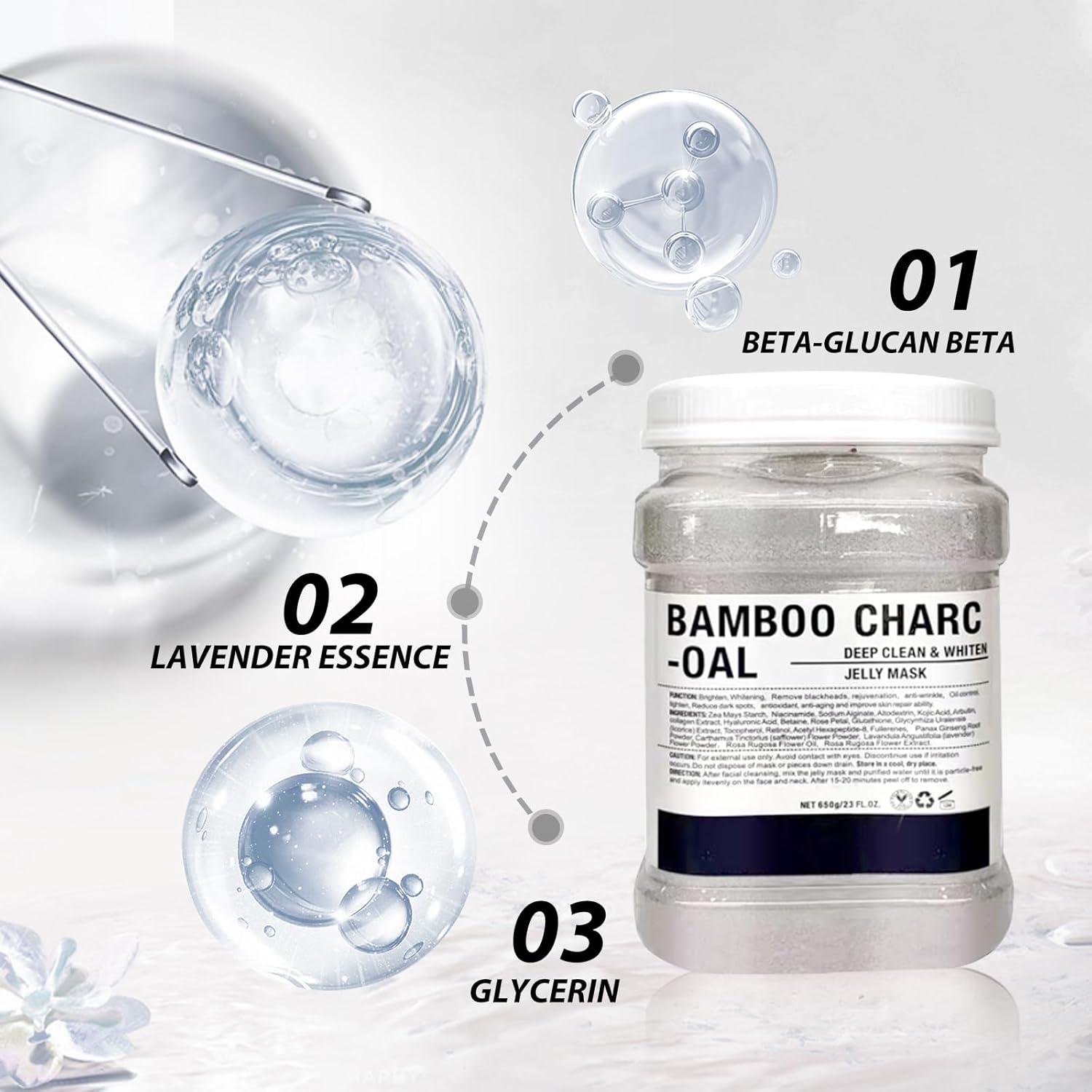 Mascarilla de Gel Hidratante Fokiabin 680 ml con Esencia de Bambú