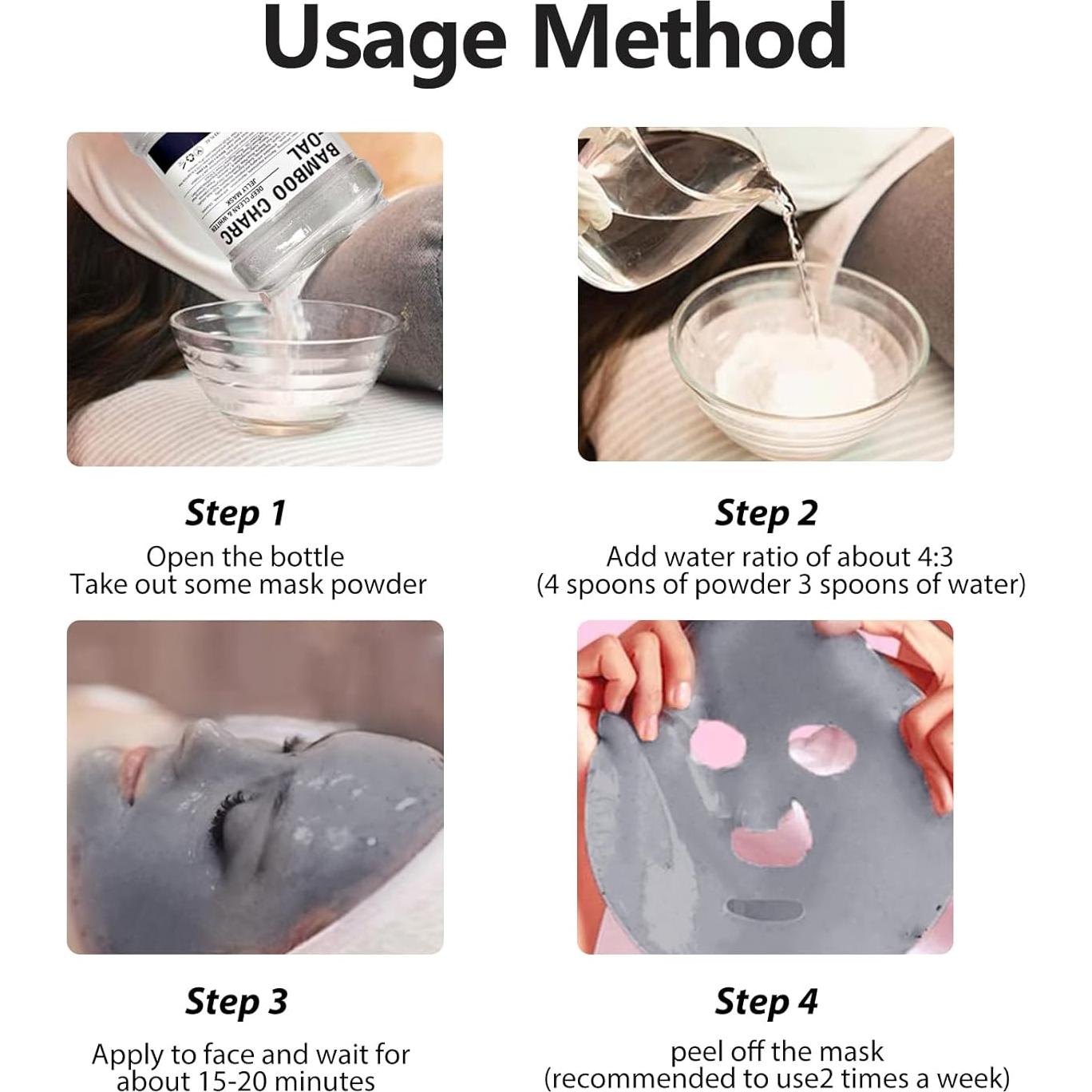 Mascarilla de Gel Hidratante Fokiabin 680 ml con Esencia de Bambú