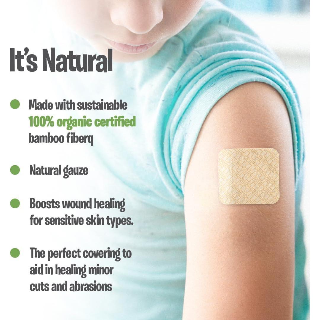 Curitas de Bambú Ecológicas Patch - 100 Piezas Hipoalergénicas