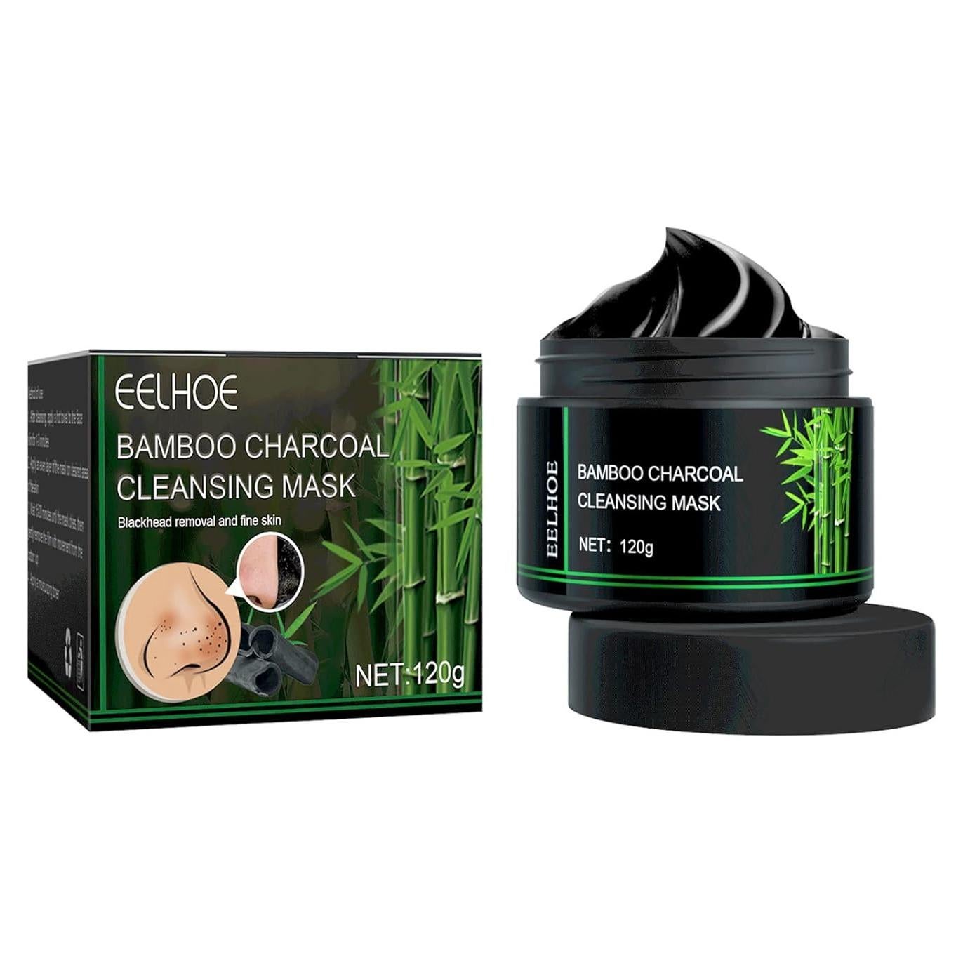 Mascarilla Facial Peel Off Wishstream - Carbón de Bambú 140g