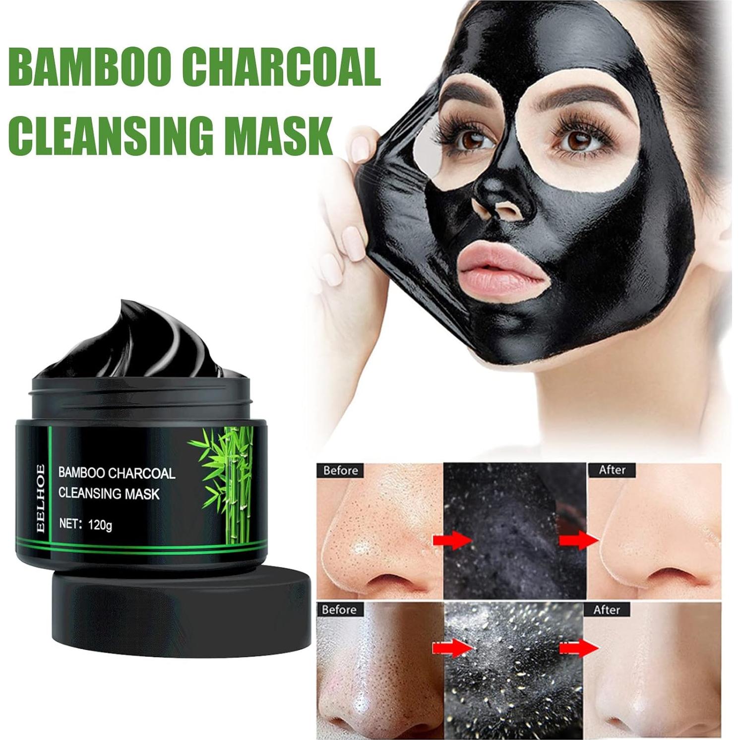 Mascarilla Facial Peel Off Wishstream - Carbón de Bambú 140g