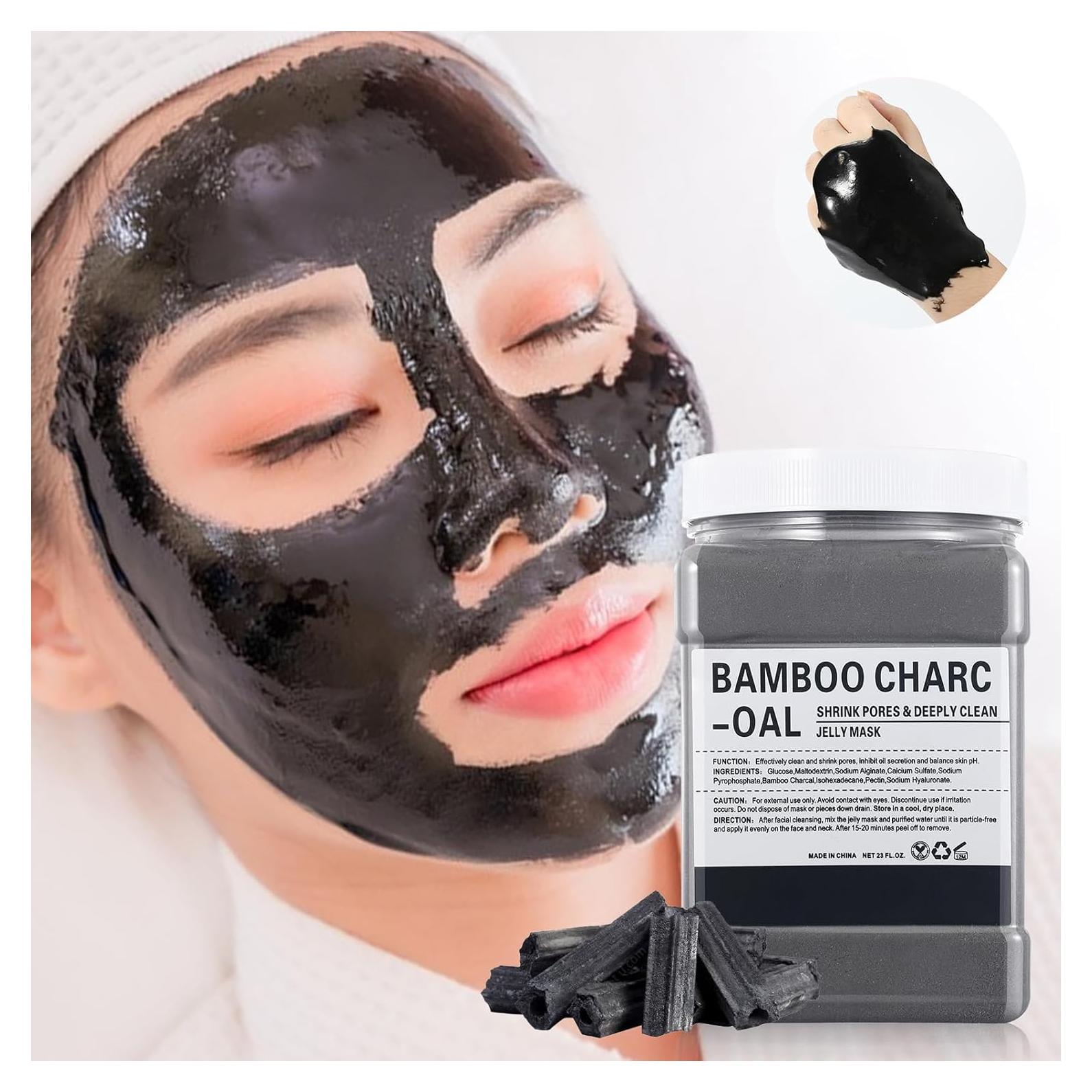 Mascarilla Facial de Gel Hidratante GUOYAOLIFU Carbón de Bambú 650g