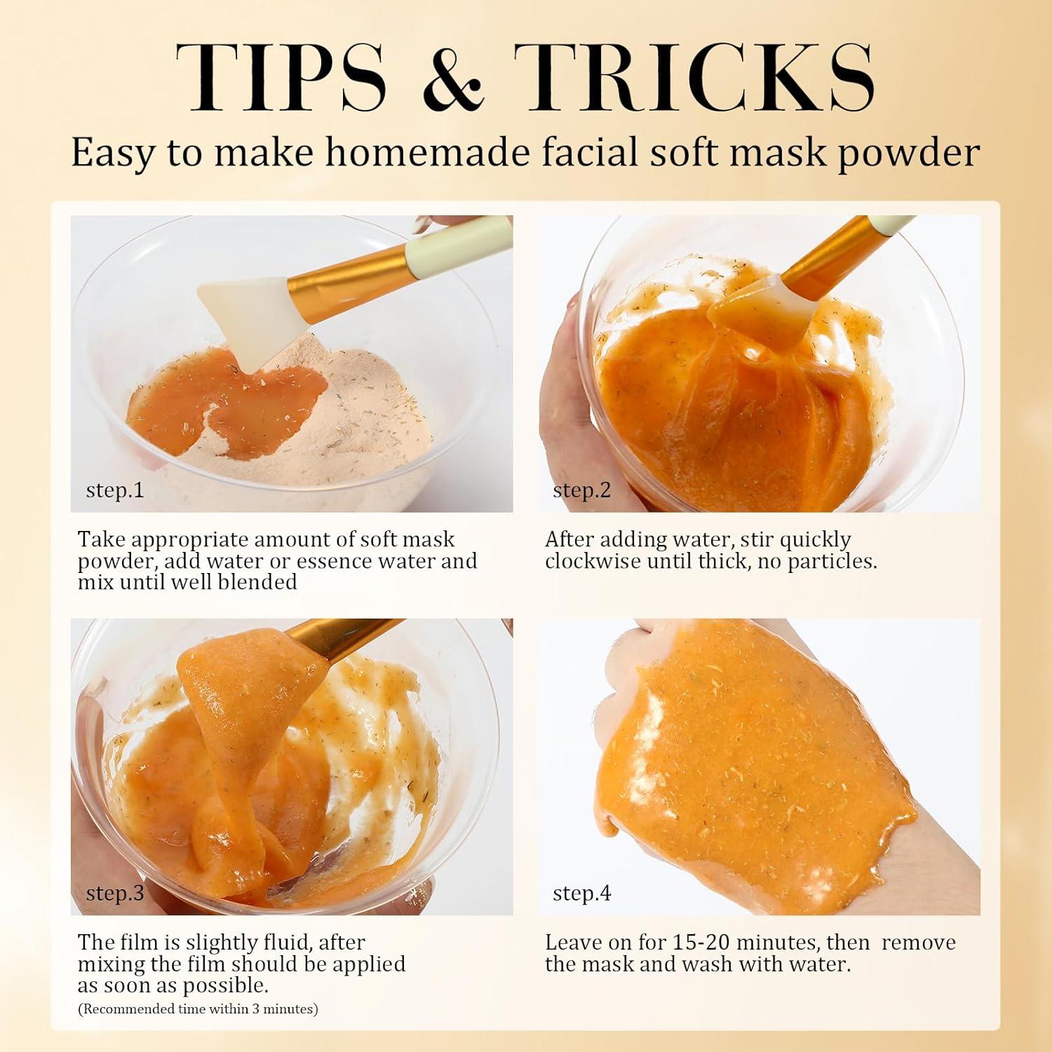 Mascarilla Facial de Gel Hidratante GUOYAOLIFU Carbón de Bambú 650g