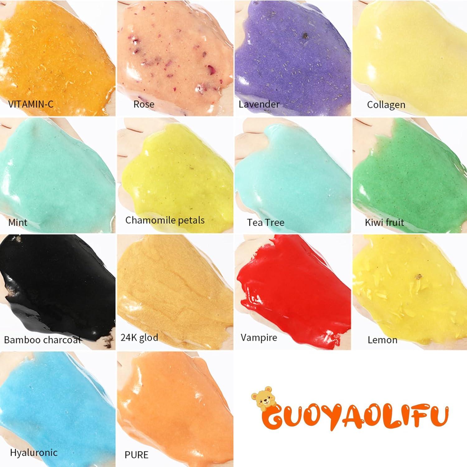 Mascarilla Facial de Gel Hidratante GUOYAOLIFU Carbón de Bambú 650g