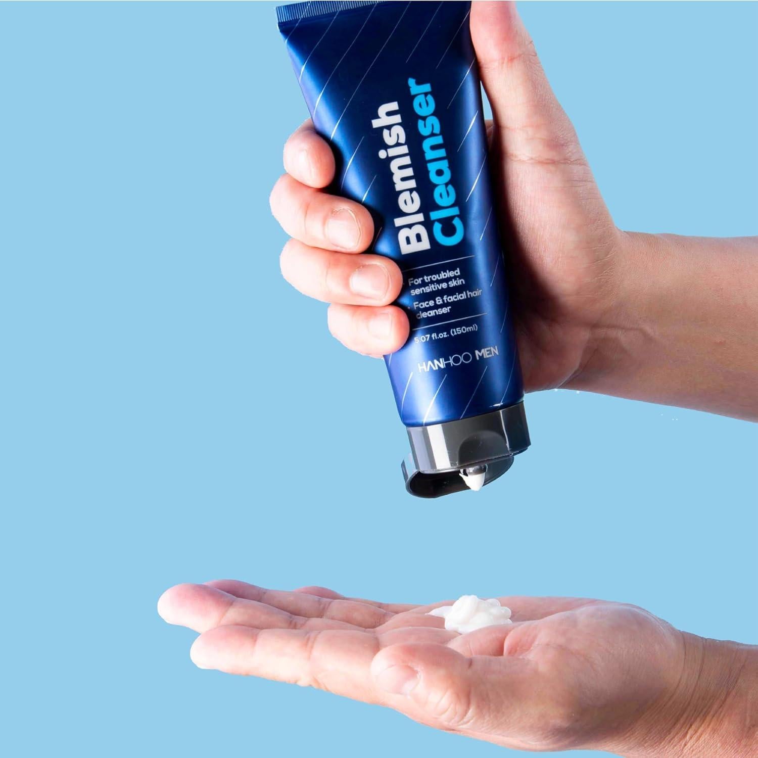 Limpiador Facial para Hombres Hanhoo 150 ml - Piel Propensa al Acné