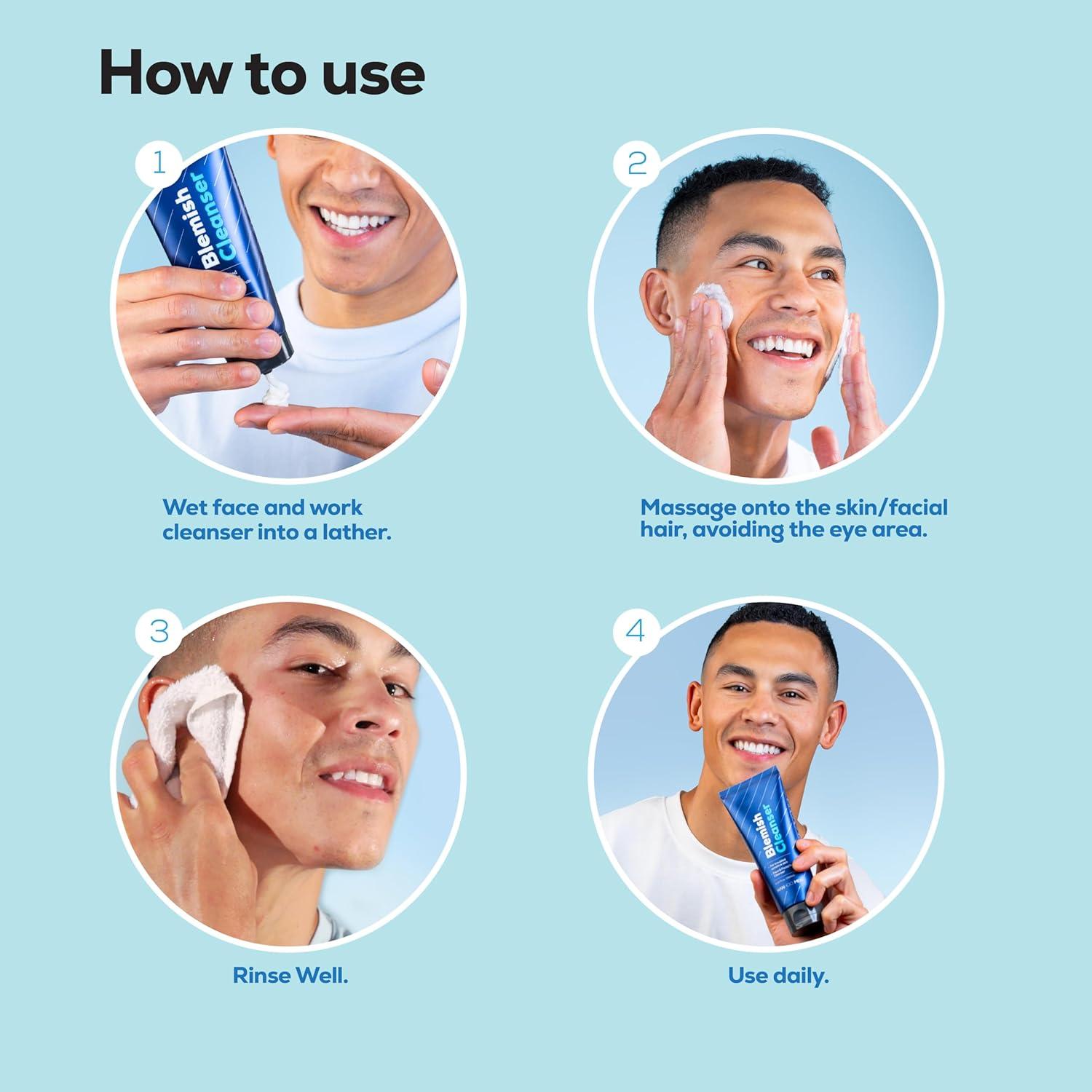 Limpiador Facial para Hombres Hanhoo 150 ml - Piel Propensa al Acné