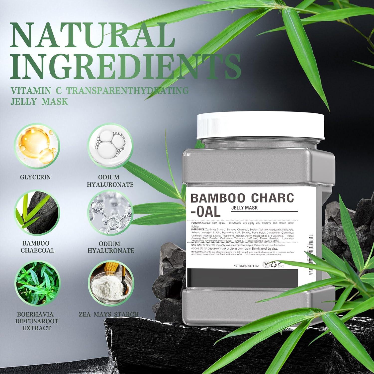 Máscara de Gel de Carbón de Bambú Truvenum 680 ml Hidratante