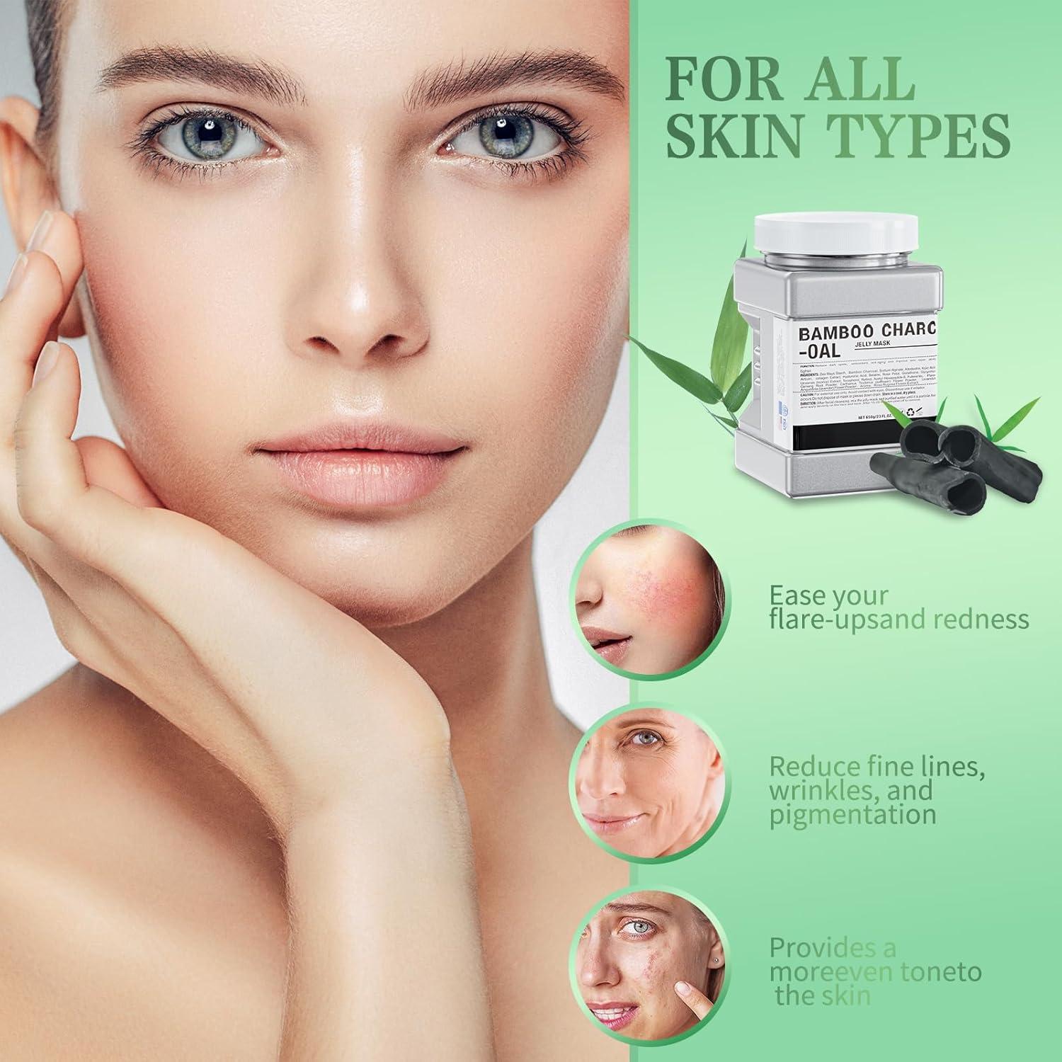 Máscara de Gel de Carbón de Bambú Truvenum 680 ml Hidratante