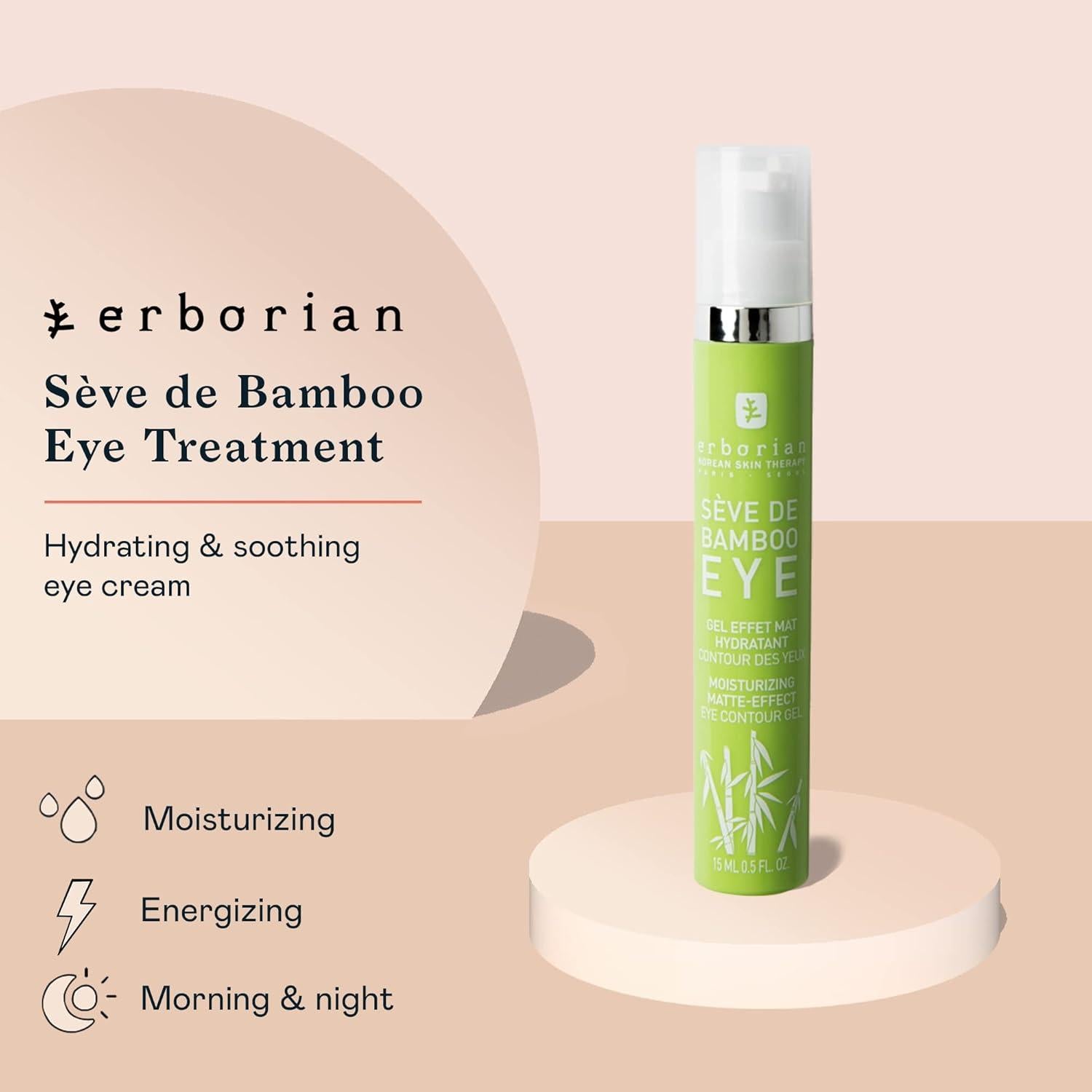 Crema Hidratante para Ojos Erborian Sève de Bamboo 14g