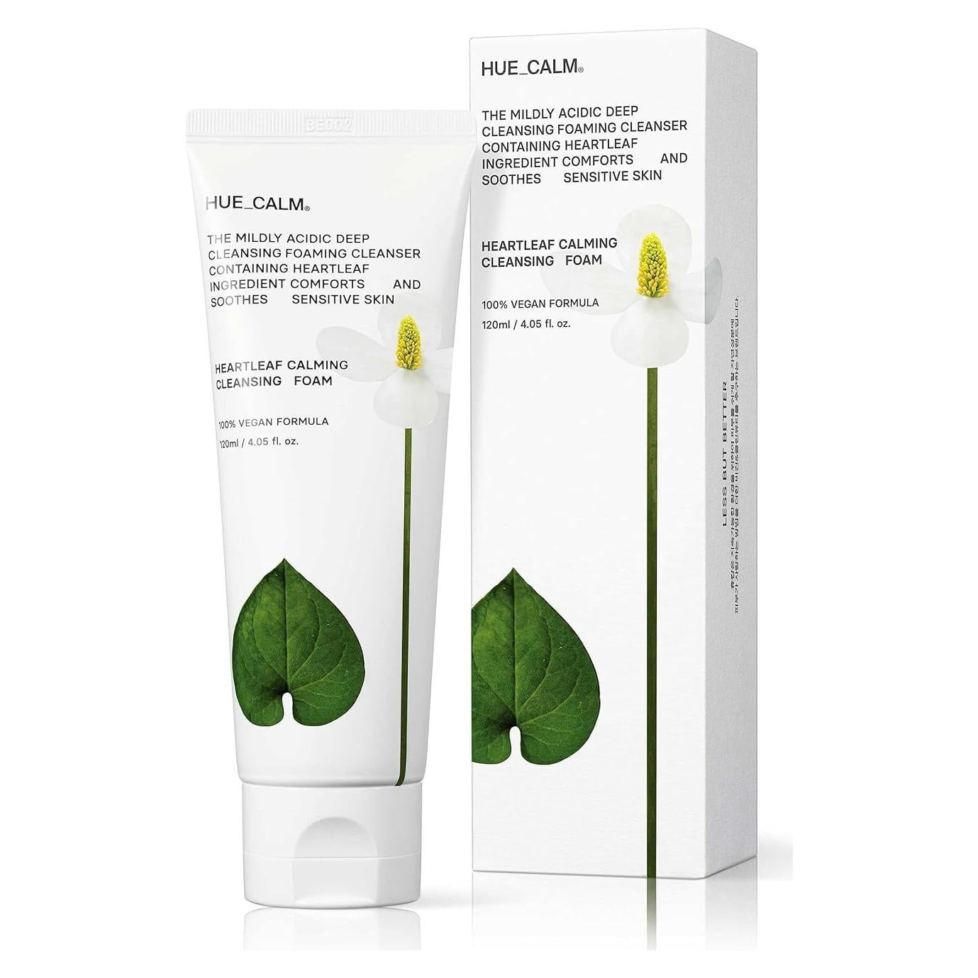 Espuma Limpiadora Calmante Heartleaf 120ml - Coreana para Piel Sensible