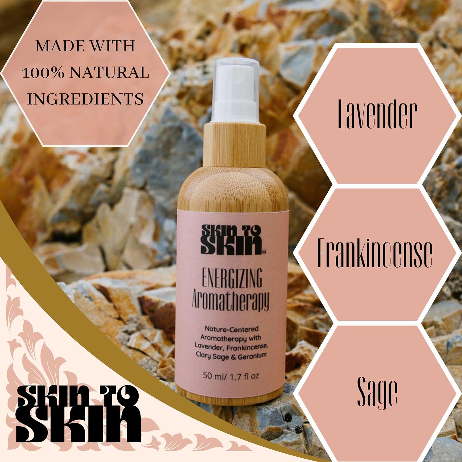 Spray de Aromaterapia Energizante Skin to Skin 50 ml - Aceites Esenciales